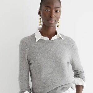 J Crew 100% Cashmere Gray Women's Sweater